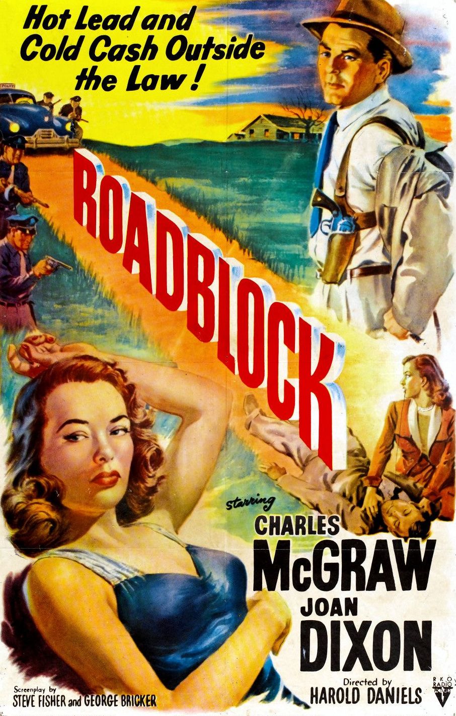 Roadblock (1951) starring Charles McGraw on DVD on DVD
