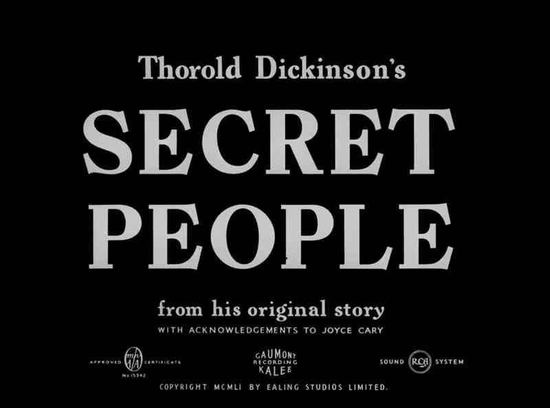 Secret People (1952) Screenshot 1