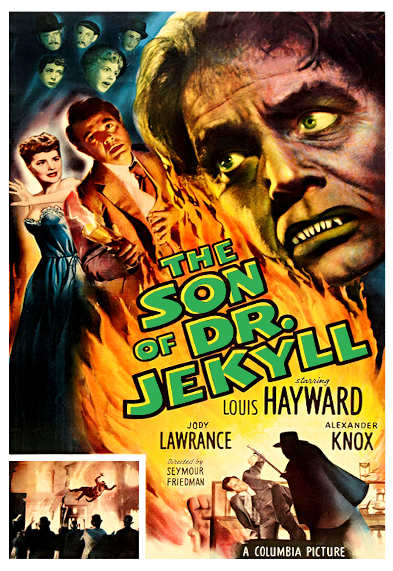 The Son of Dr. Jekyll (1951) starring Louis Hayward on DVD on DVD