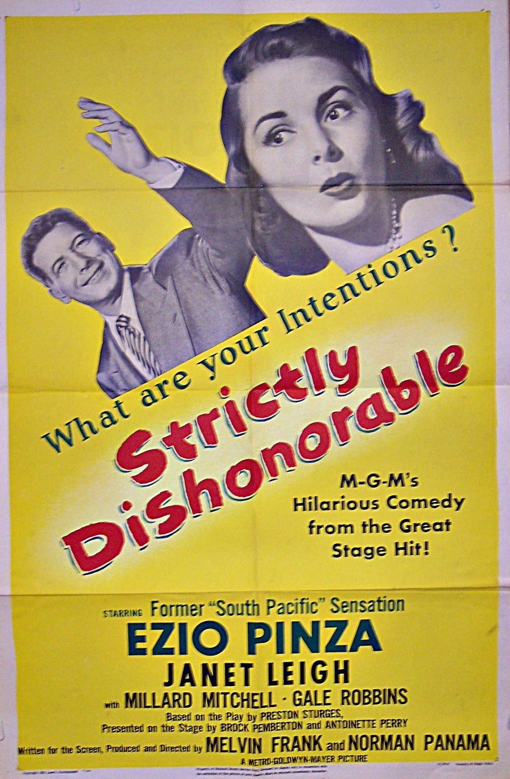 Strictly Dishonorable (1951) with English Subtitles on DVD on DVD