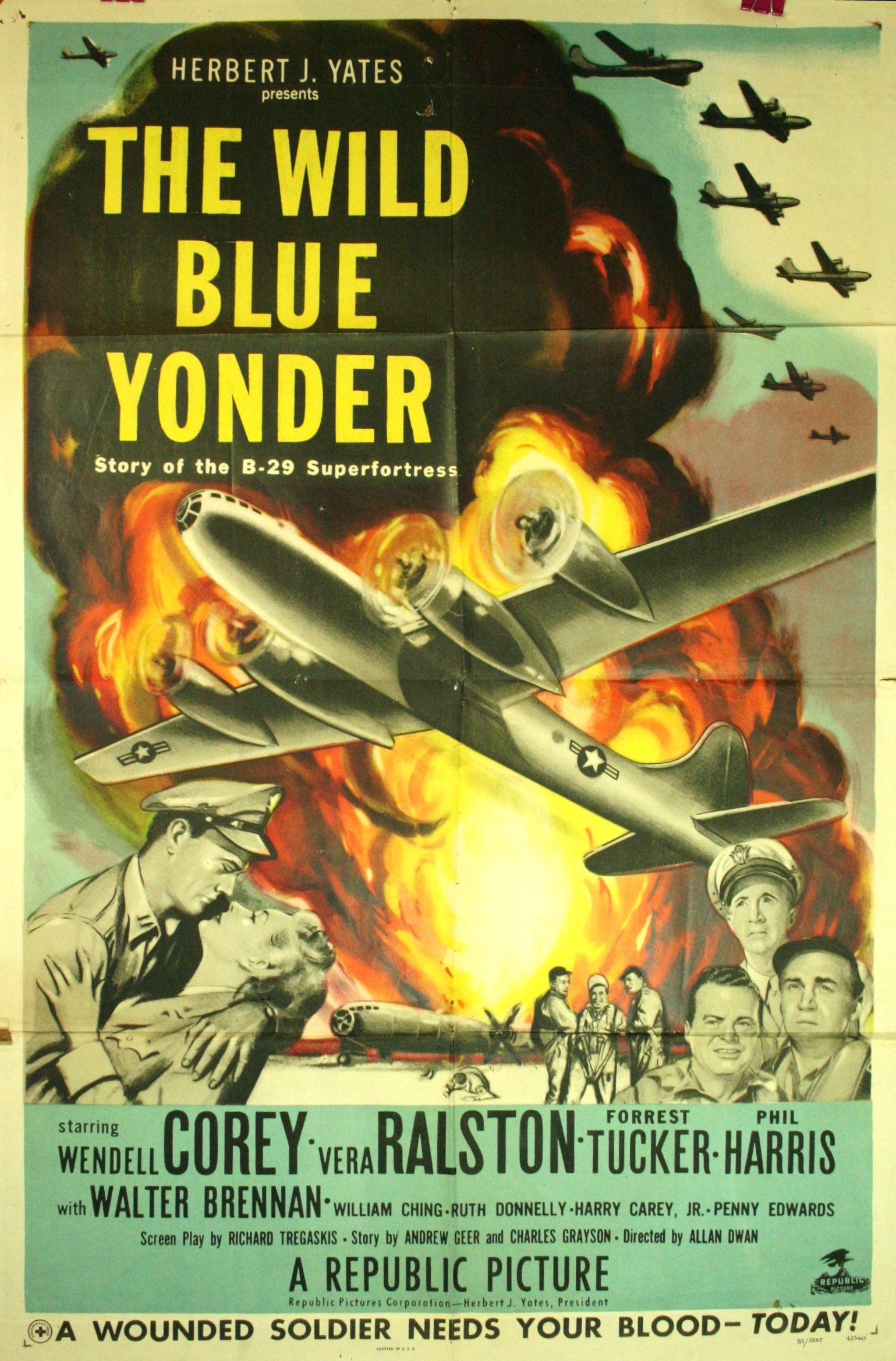 The Wild Blue Yonder (1951) starring Wendell Corey on DVD on DVD