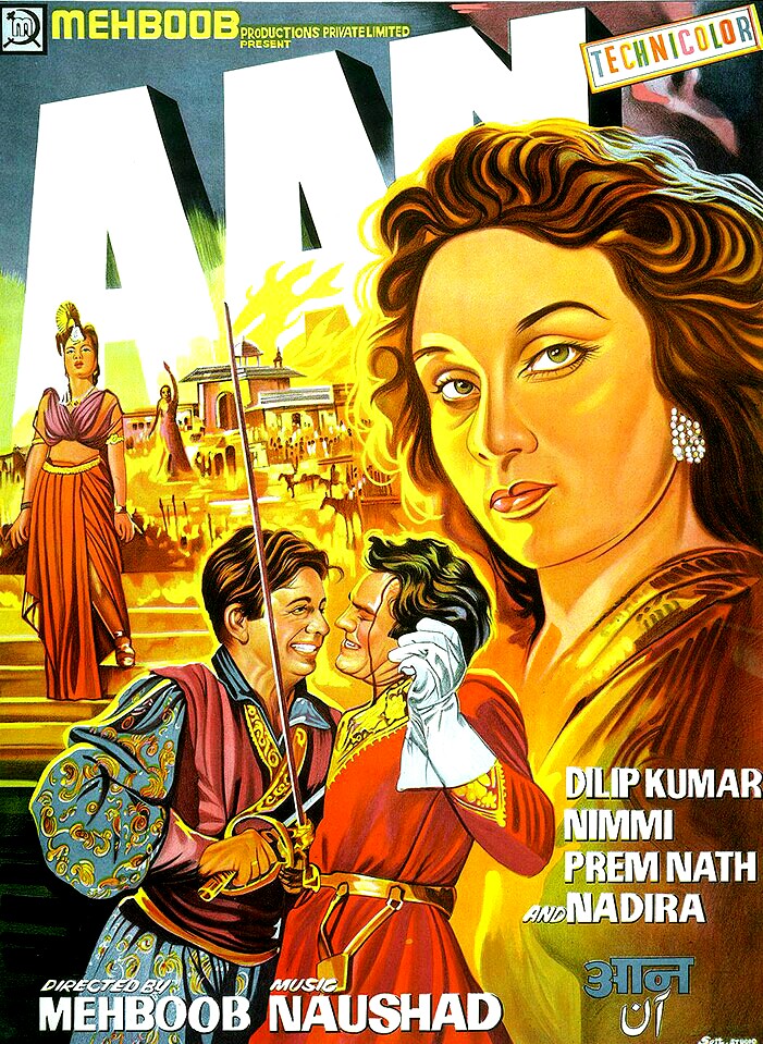 Aan (1952) with English Subtitles on DVD on DVD