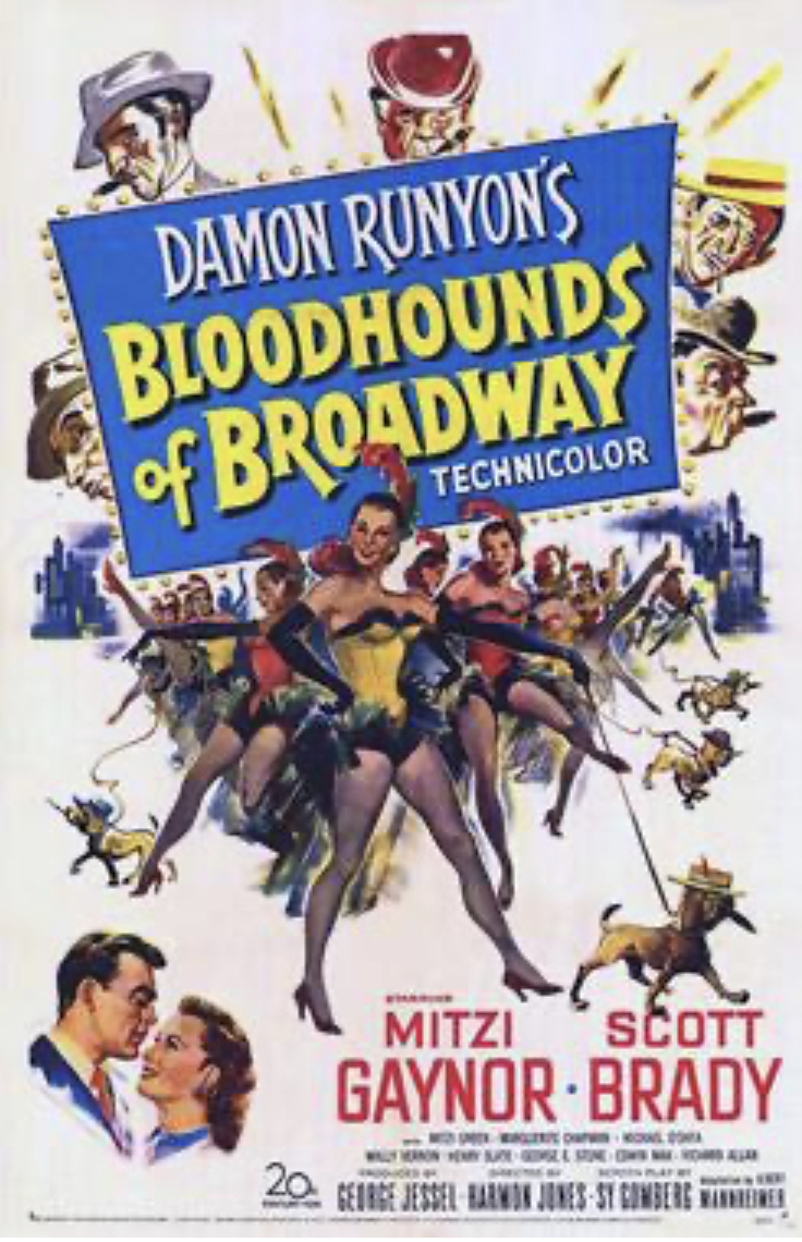 Bloodhounds of Broadway (1952) starring Mitzi Gaynor on DVD on DVD