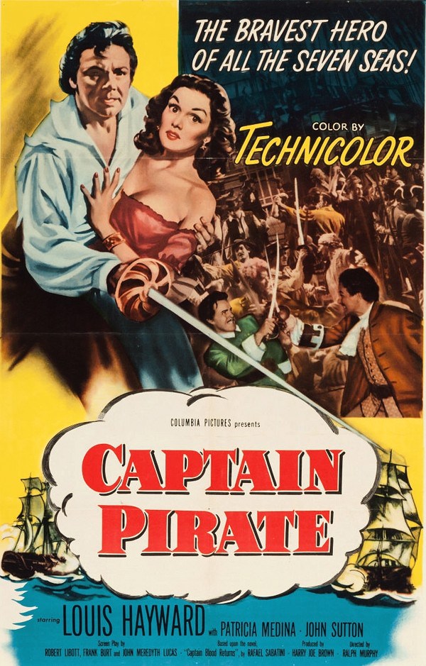 Captain Pirate (1952) starring Louis Hayward on DVD on DVD