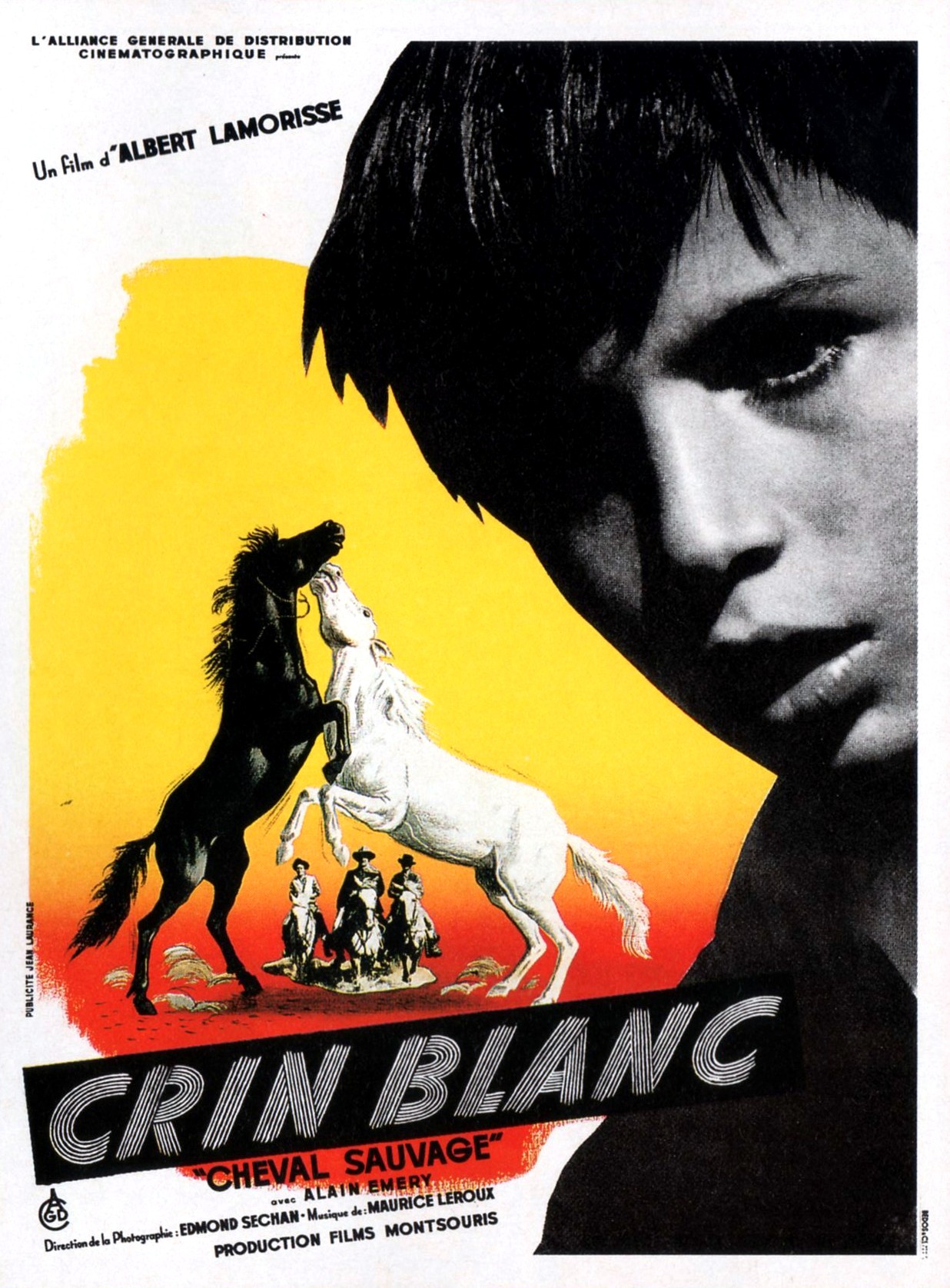 White Mane (1953) with English Subtitles on DVD on DVD