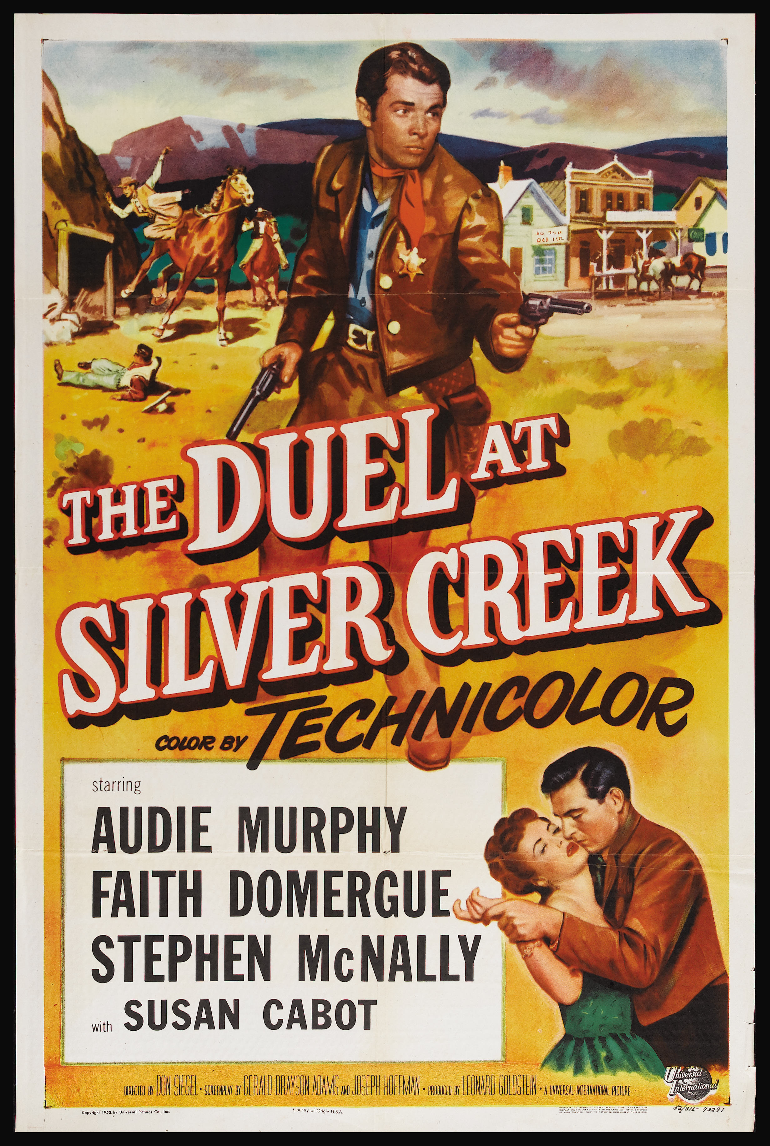The Duel at Silver Creek (1952) starring Audie Murphy on DVD on DVD