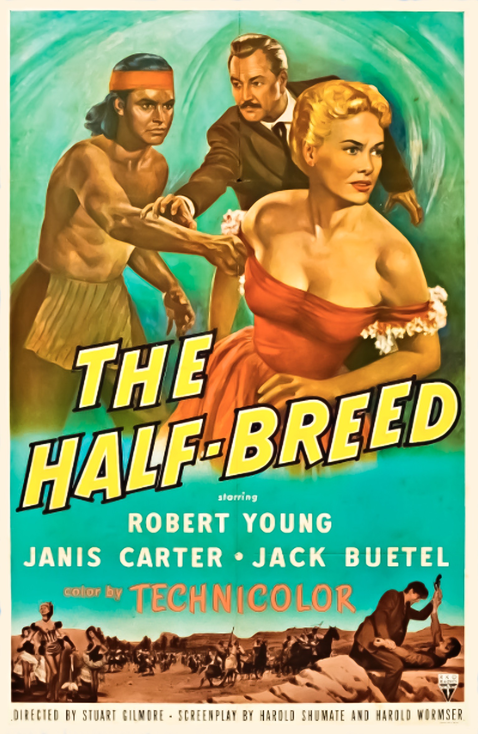 The Half-Breed (1952) starring Robert Young on DVD on DVD