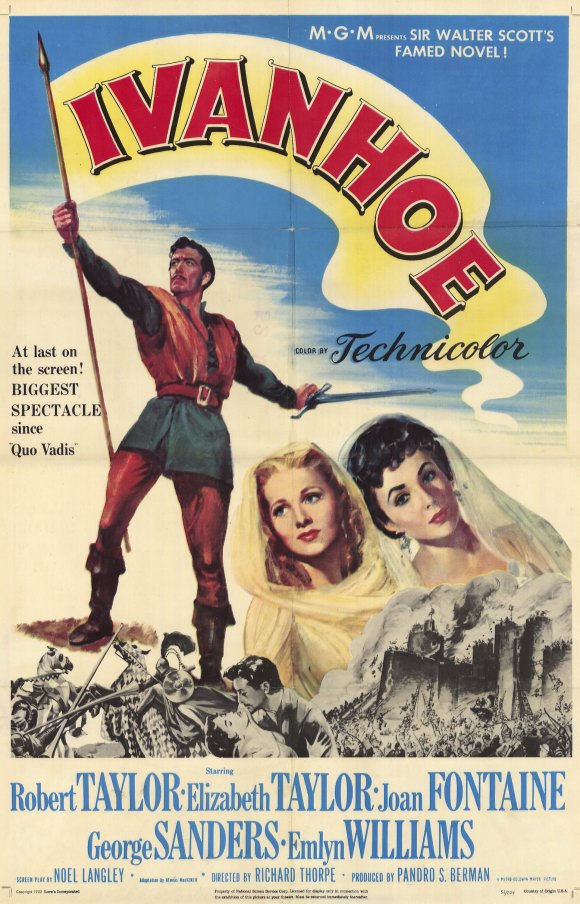 Ivanhoe (1952) starring Robert Taylor on DVD on DVD