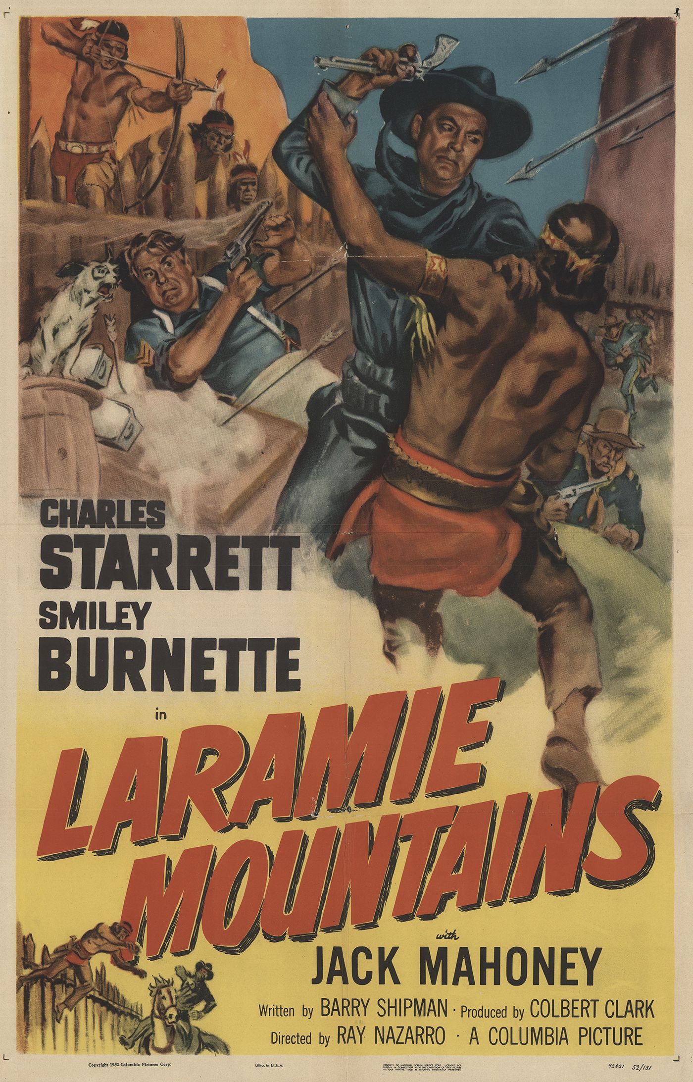 Laramie Mountains (1952) starring Charles Starrett on DVD on DVD