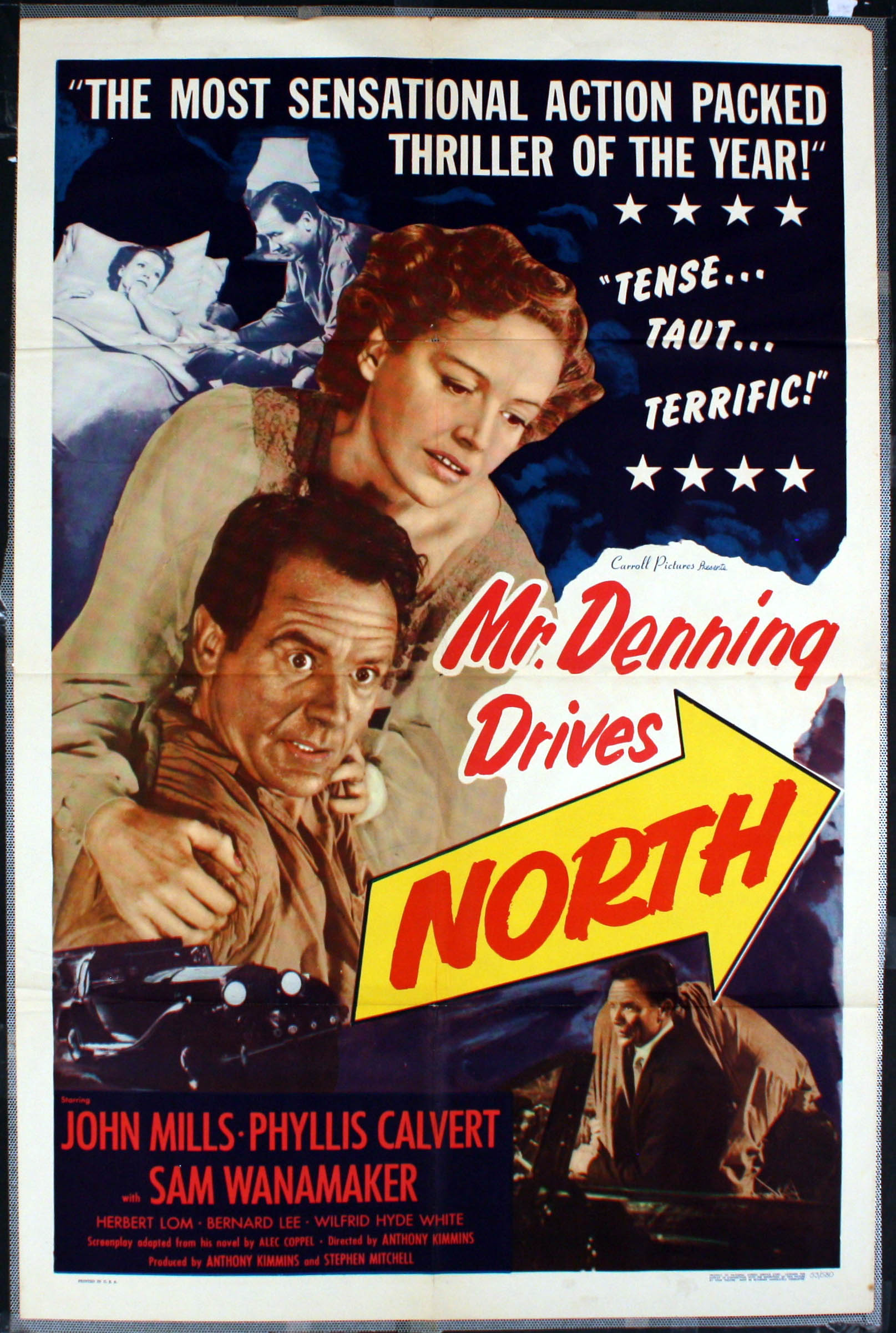 Mr. Denning Drives North (1951) starring John Mills on DVD on DVD