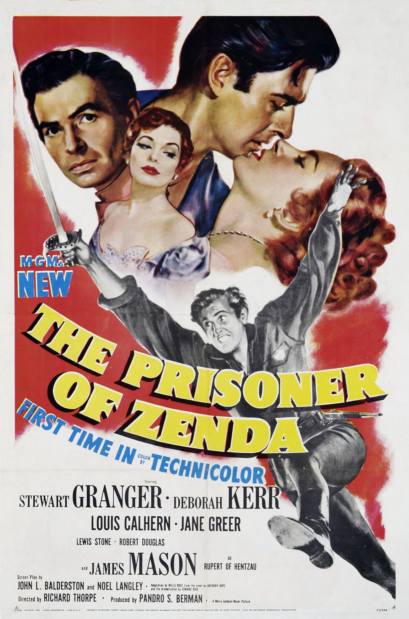 The Prisoner of Zenda (1952) starring Stewart Granger on DVD on DVD