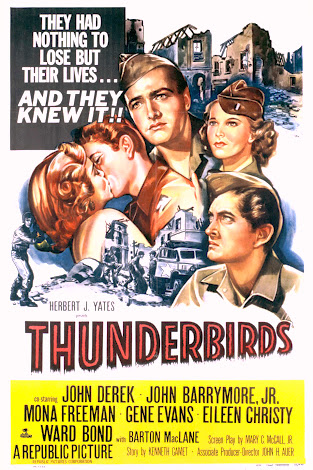 Thunderbirds (1952) starring John Derek on DVD on DVD