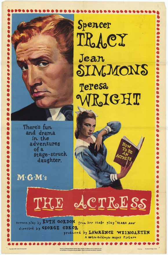 The Actress (1953) starring Spencer Tracy on DVD on DVD