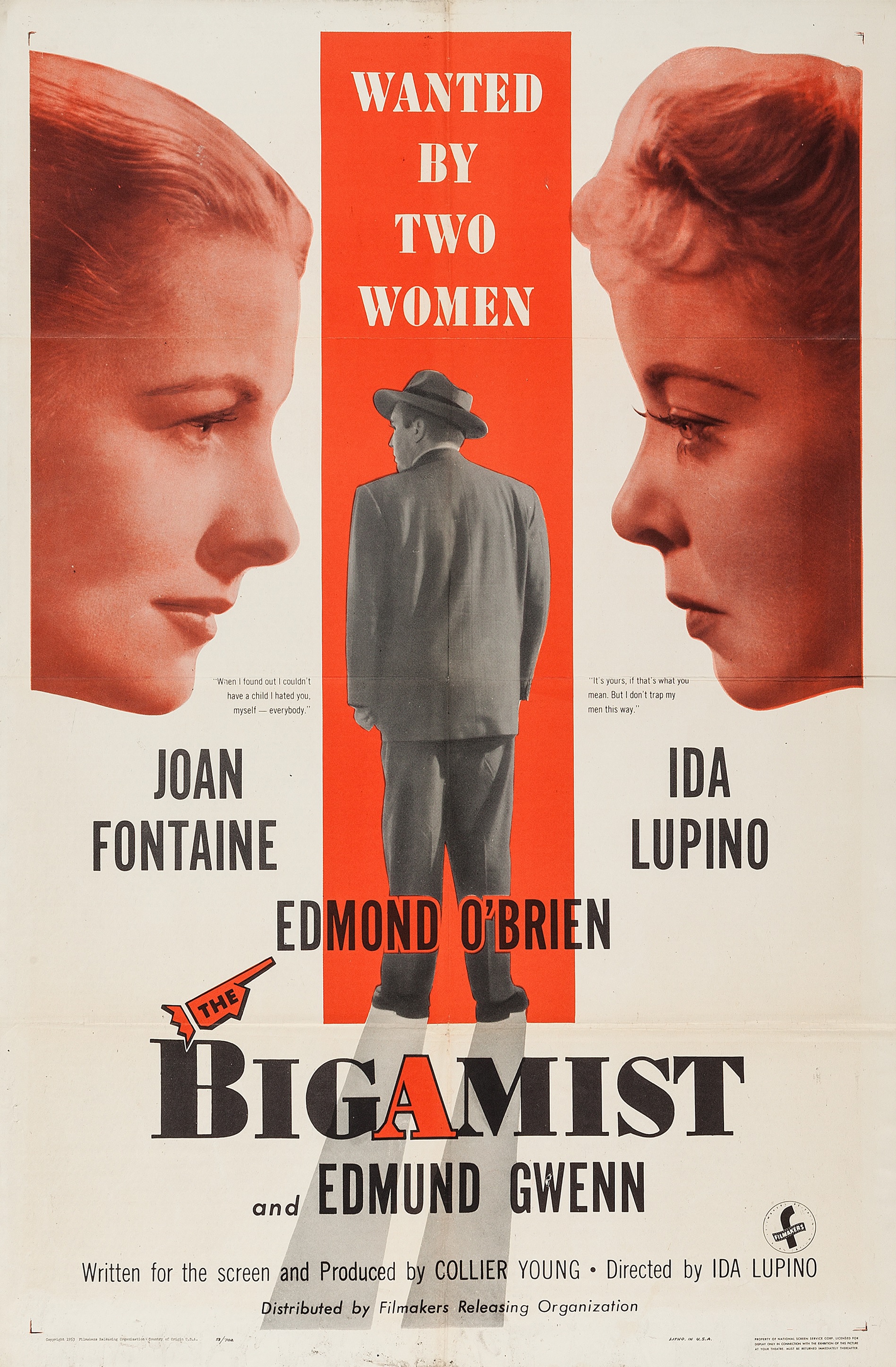 The Bigamist (1953) starring Joan Fontaine on DVD on DVD