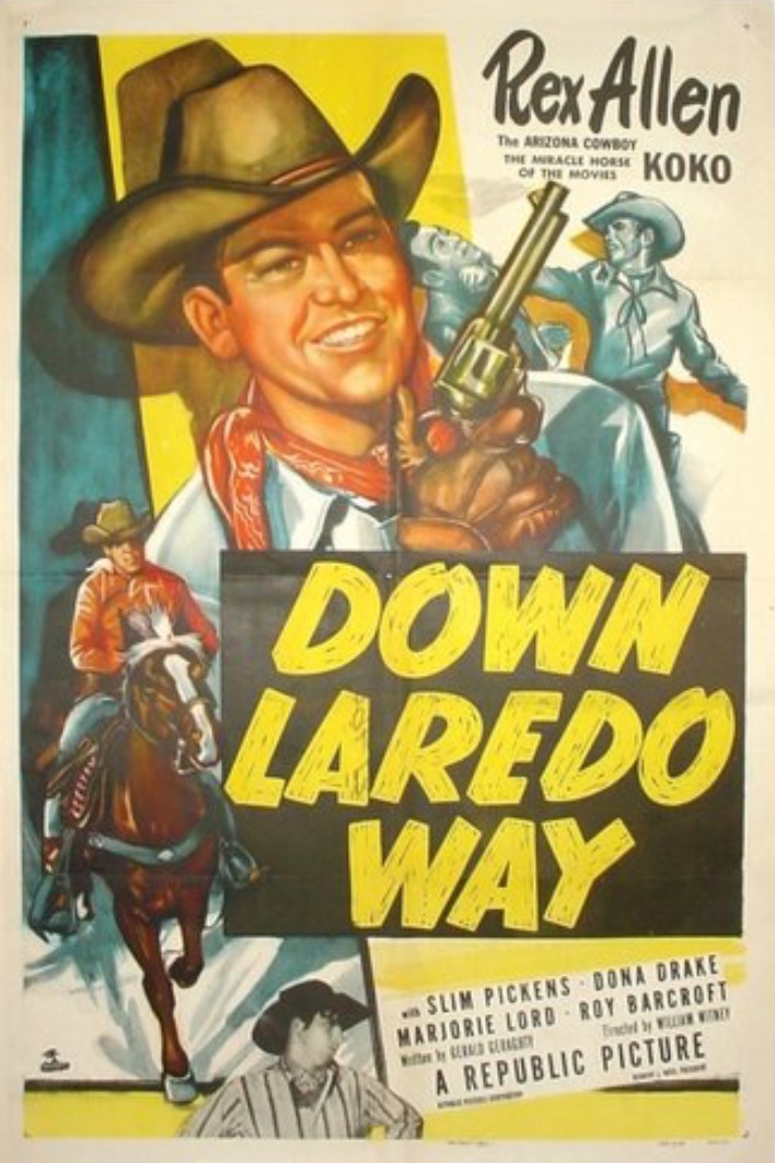 Down Laredo Way (1953) starring Rex Allen on DVD on DVD