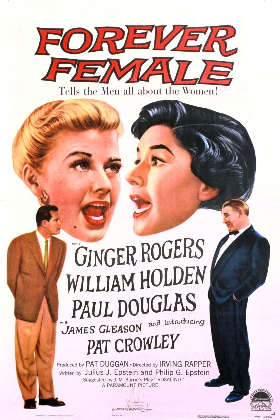 Forever Female (1953) starring Ginger Rogers on DVD on DVD