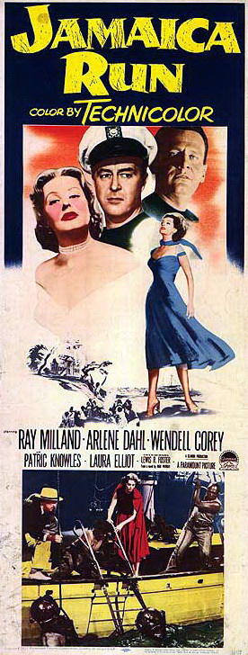 Jamaica Run (1953) starring Ray Milland on DVD on DVD