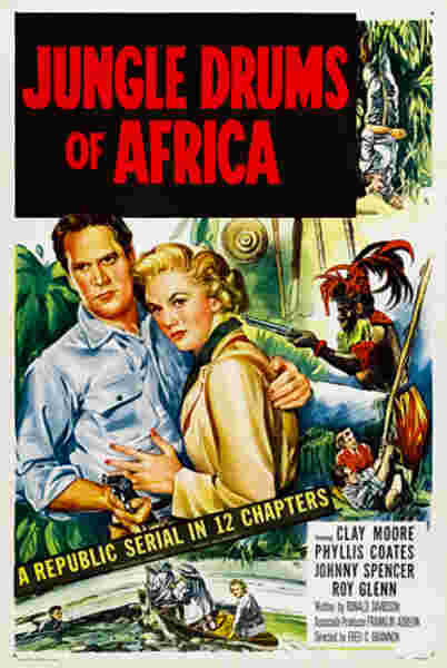 Jungle Drums of Africa (1953) starring Clayton Moore on DVD on DVD