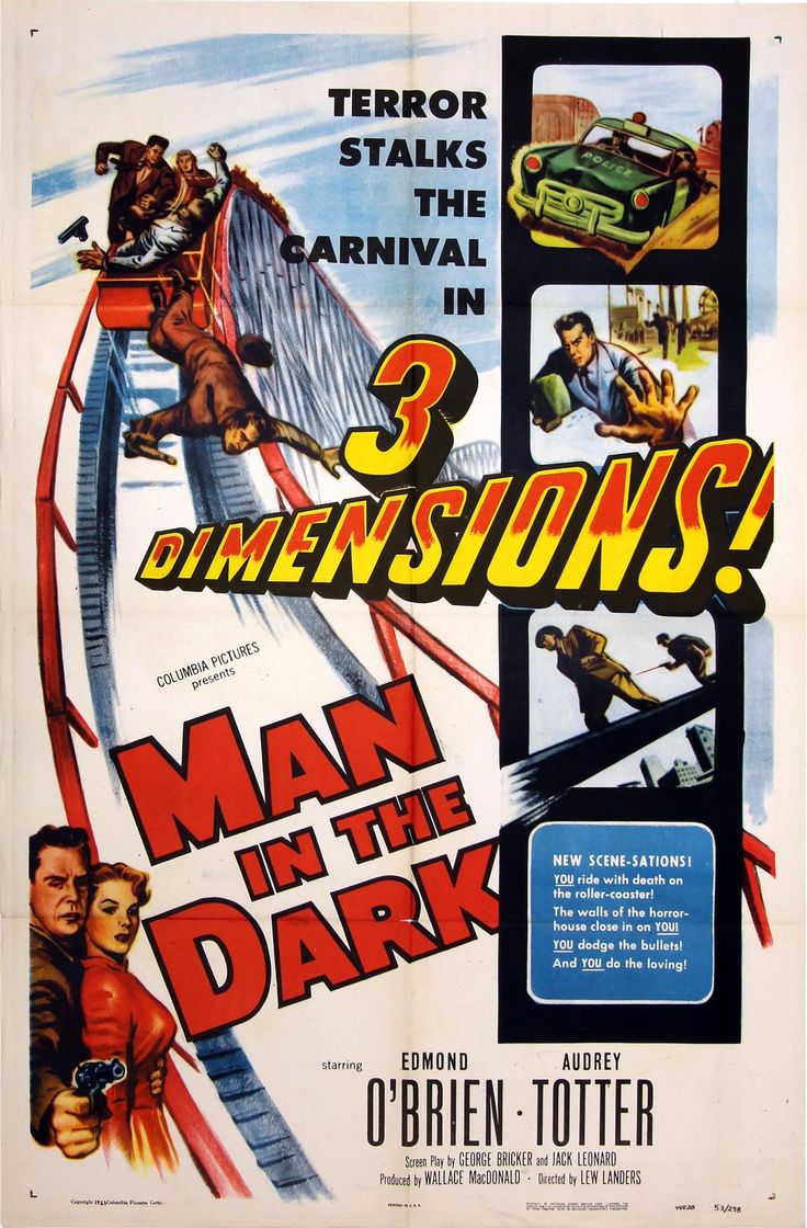 Man in the Dark (1953) starring Edmond O'Brien on DVD on DVD