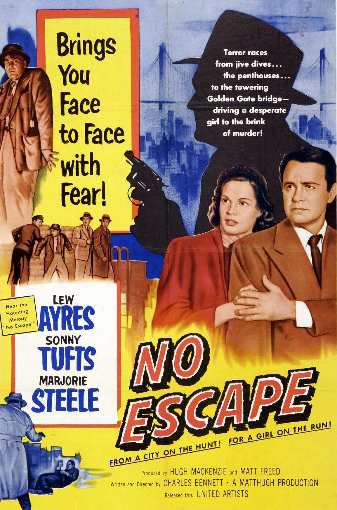 No Escape (1953) starring Lew Ayres on DVD on DVD
