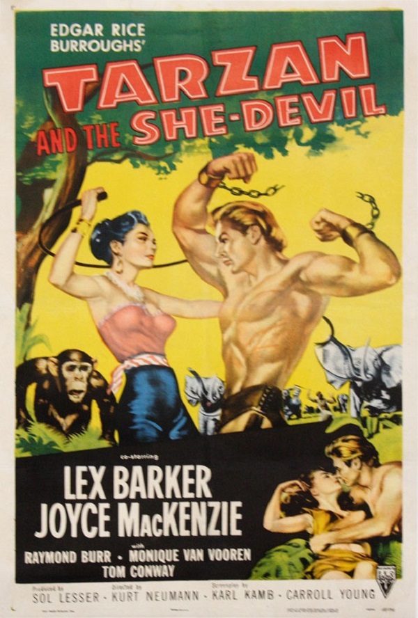 Tarzan and the She-Devil (1953) starring Lex Barker on DVD on DVD
