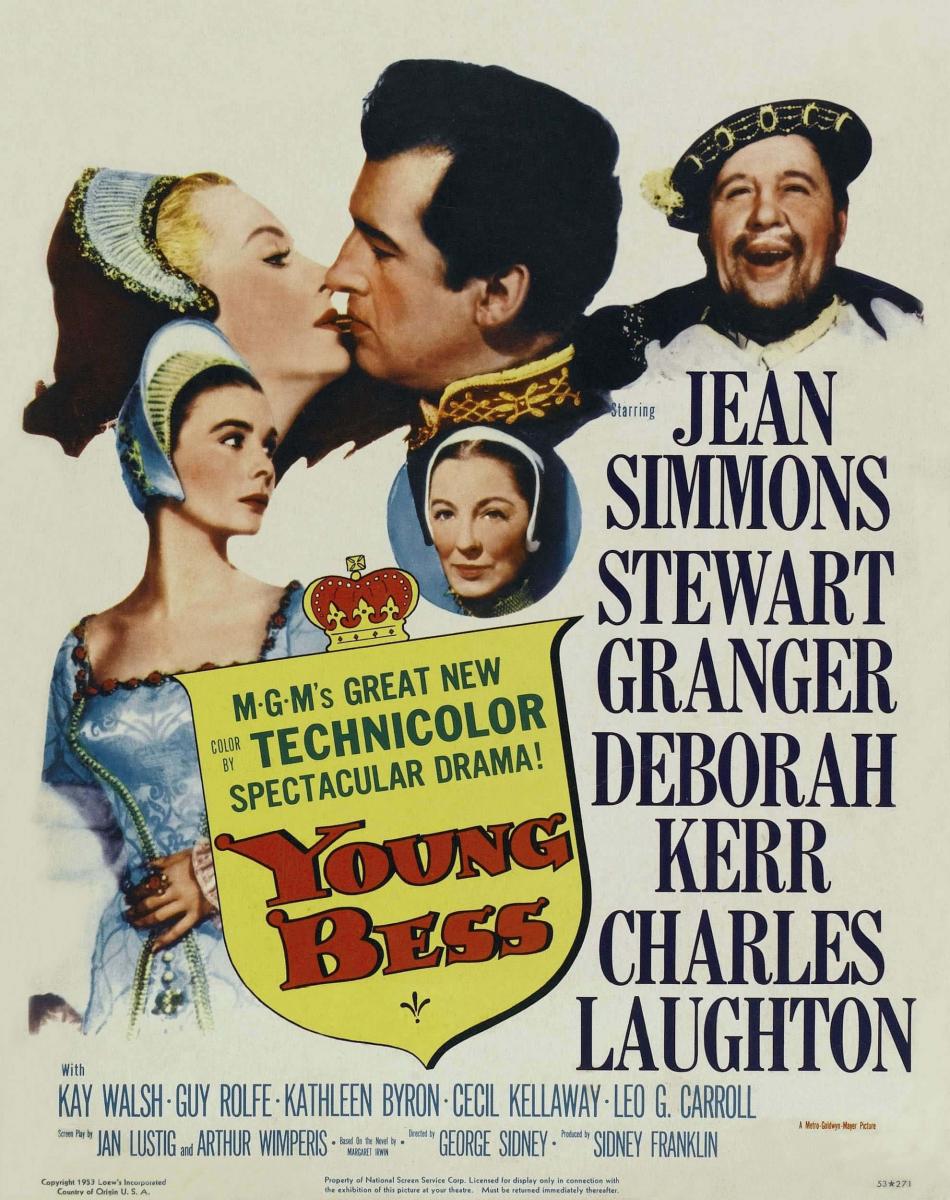Young Bess (1953) starring Jean Simmons on DVD on DVD