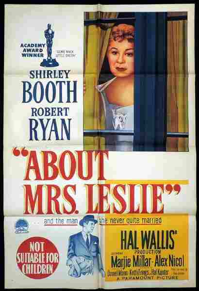 About Mrs. Leslie (1954) starring Shirley Booth on DVD on DVD