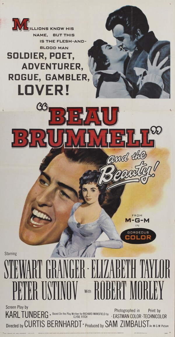Beau Brummell (1954) starring Stewart Granger on DVD on DVD