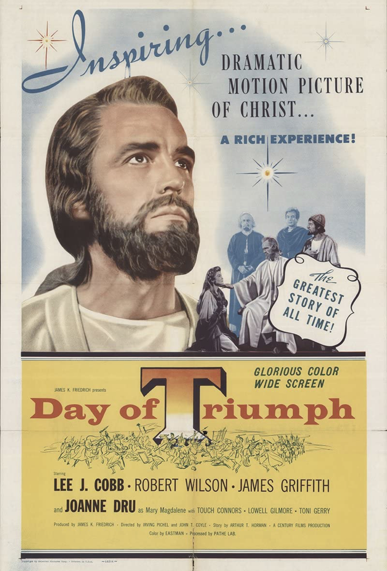 Day of Triumph (1954) starring Lee J. Cobb on DVD on DVD