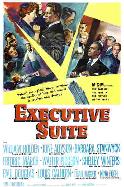 Executive Suite (1954) starring William Holden on DVD on DVD