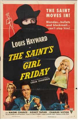 The Saint's Girl Friday (1953) starring Louis Hayward on DVD on DVD