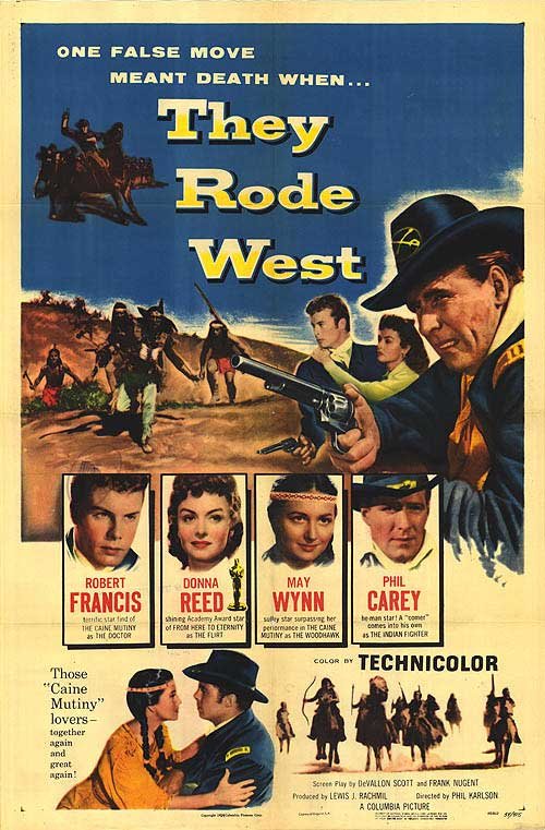 They Rode West (1954) starring Robert Francis on DVD on DVD