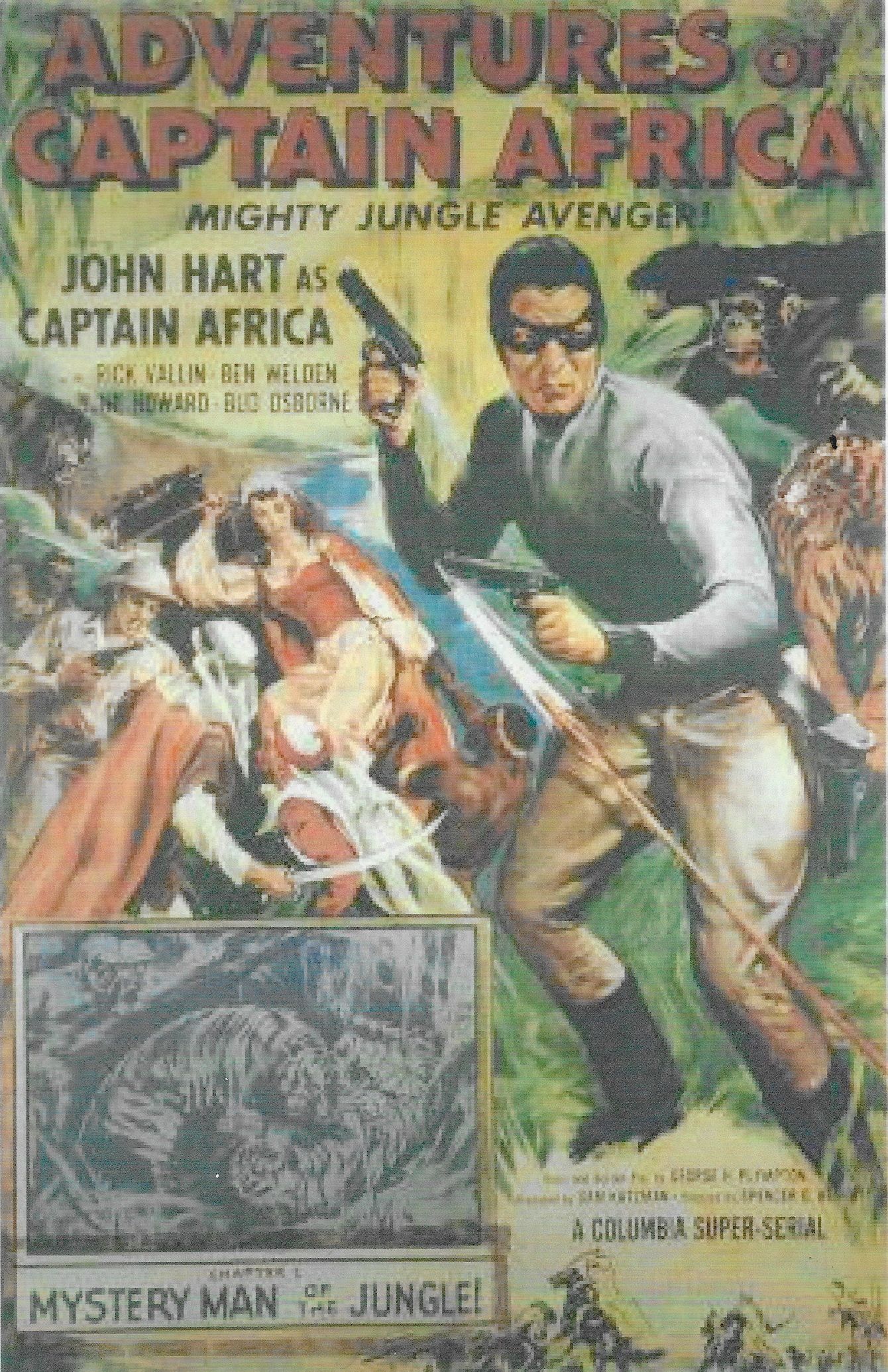 Adventures of Captain Africa, Mighty Jungle Avenger! (1955) starring John Hart on DVD on DVD