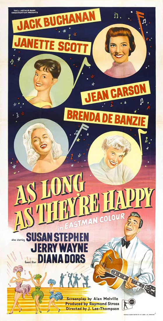 As Long as They're Happy (1955) starring Jack Buchanan on DVD on DVD