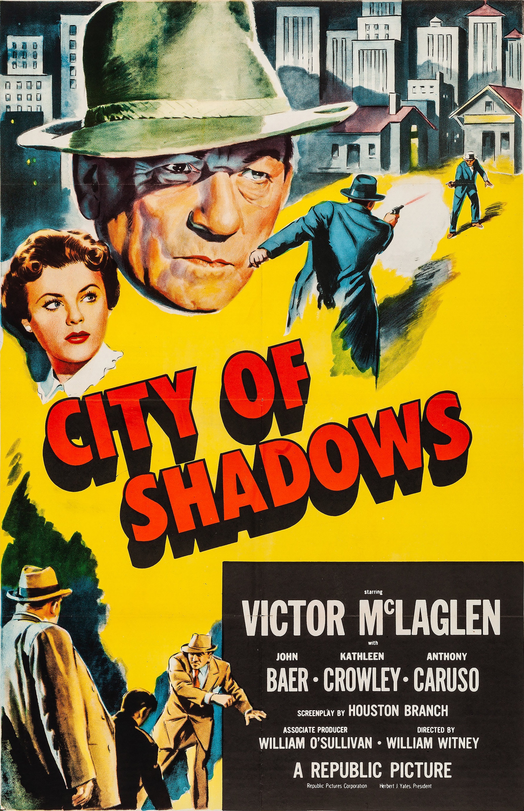 City of Shadows (1955) starring Victor McLaglen on DVD on DVD