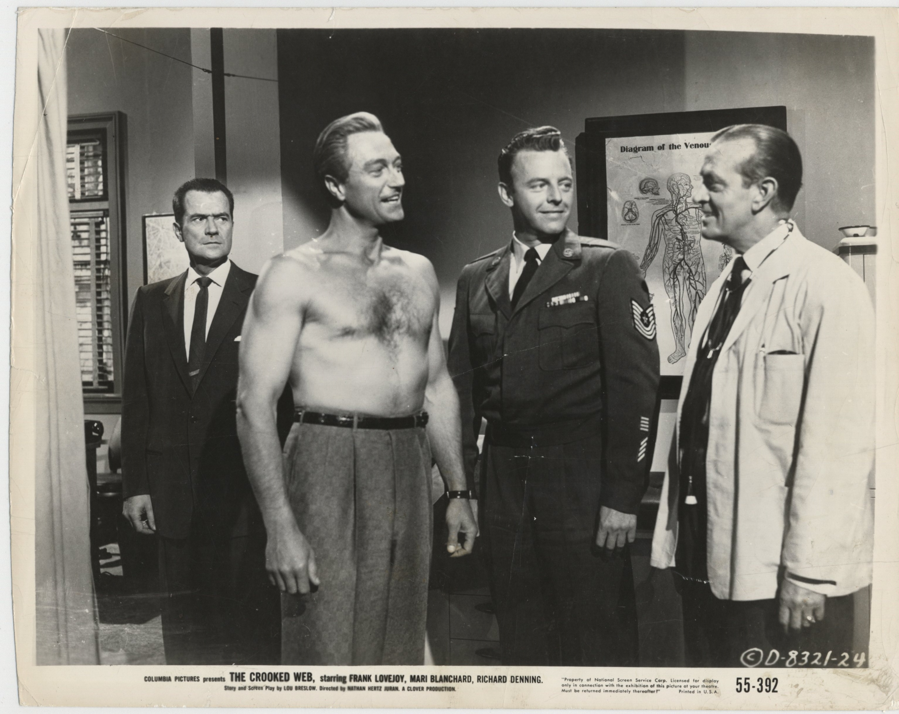 The Crooked Web (1955) Screenshot 1