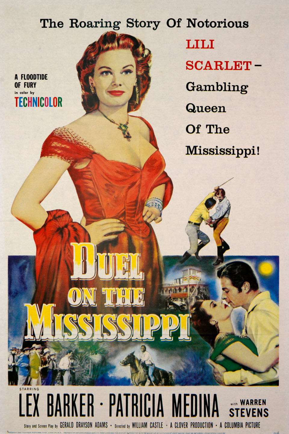 Duel on the Mississippi (1955) starring Lex Barker on DVD on DVD