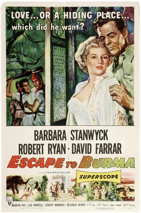 Escape to Burma (1955) starring Barbara Stanwyck on DVD on DVD