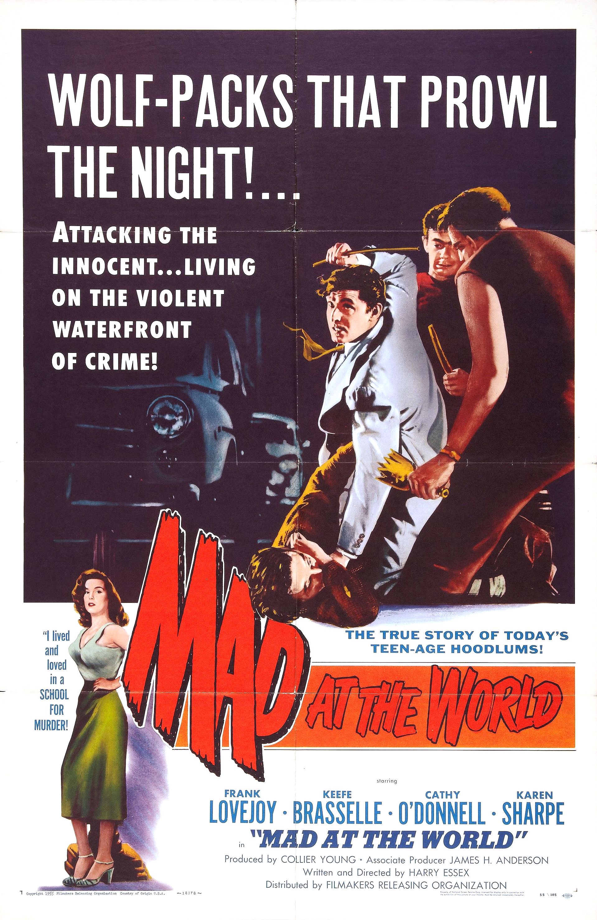 Mad at the World (1955) starring Frank Lovejoy on DVD on DVD