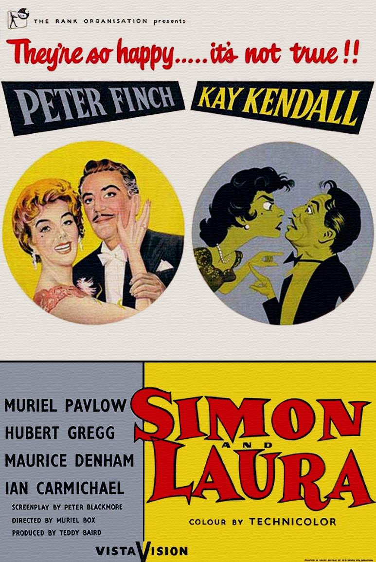 Simon and Laura (1955) starring Peter Finch on DVD on DVD