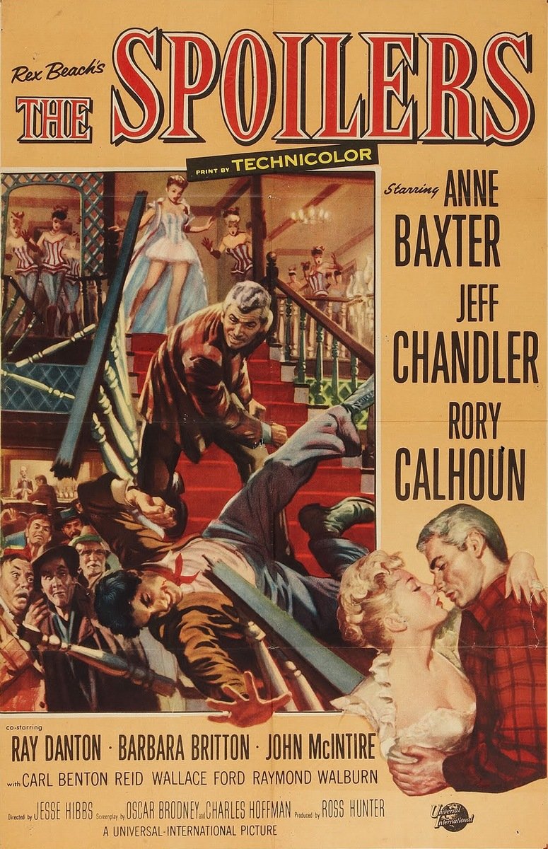 The Spoilers (1955) starring Anne Baxter on DVD on DVD