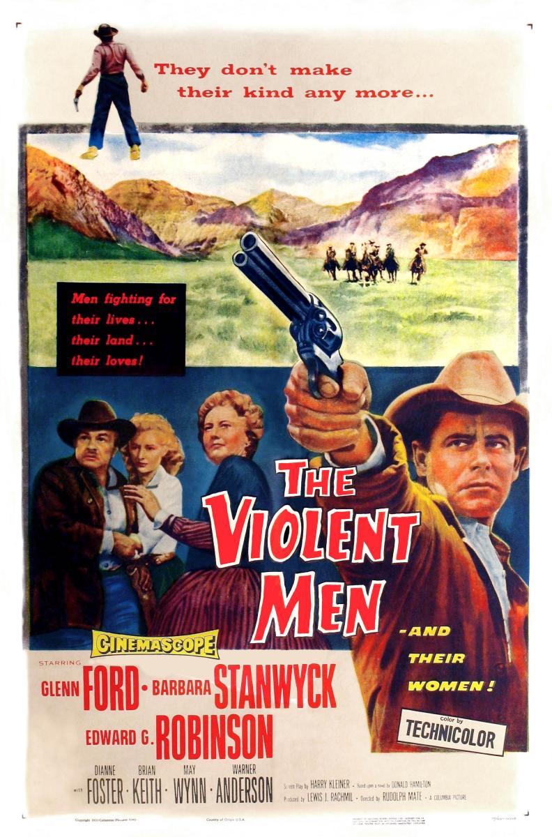 The Violent Men (1955) starring Glenn Ford on DVD on DVD