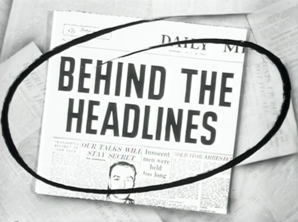Behind the Headlines (1956) Screenshot 1