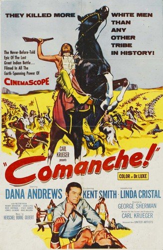 Comanche (1956) starring Dana Andrews on DVD on DVD