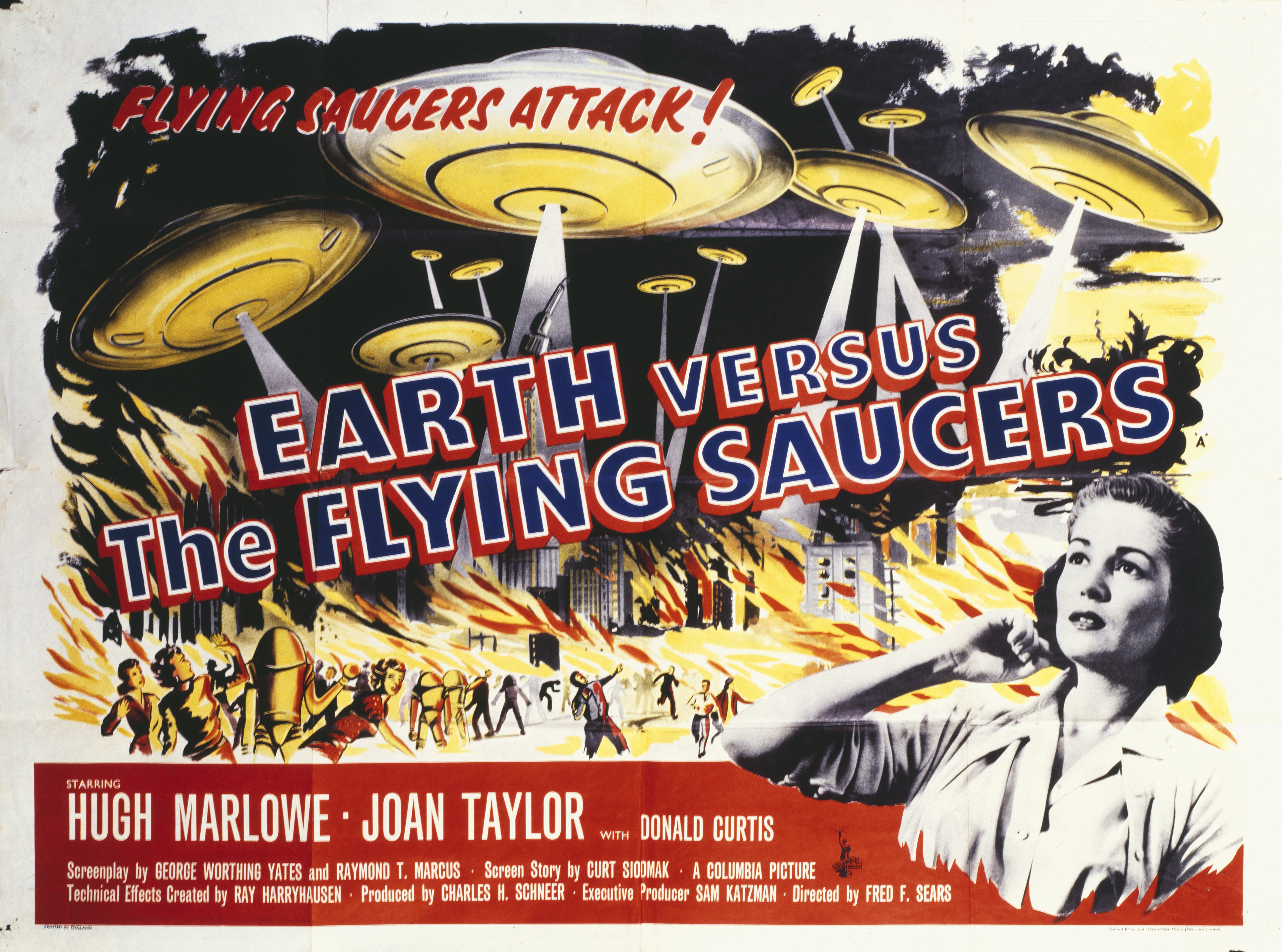Earth vs. the Flying Saucers (1956) Screenshot 1