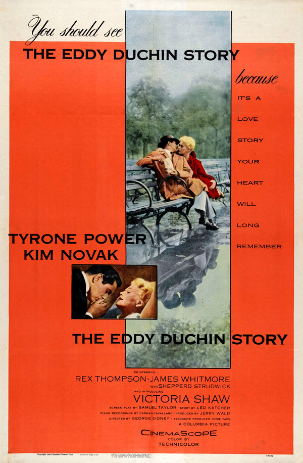 The Eddy Duchin Story (1956) starring Tyrone Power on DVD on DVD