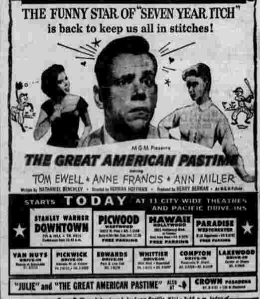 The Great American Pastime (1956) Screenshot 3