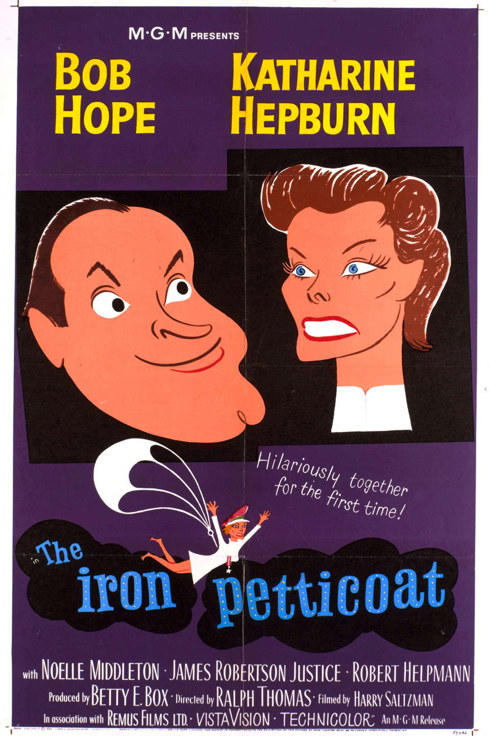 The Iron Petticoat (1956) starring Bob Hope on DVD on DVD