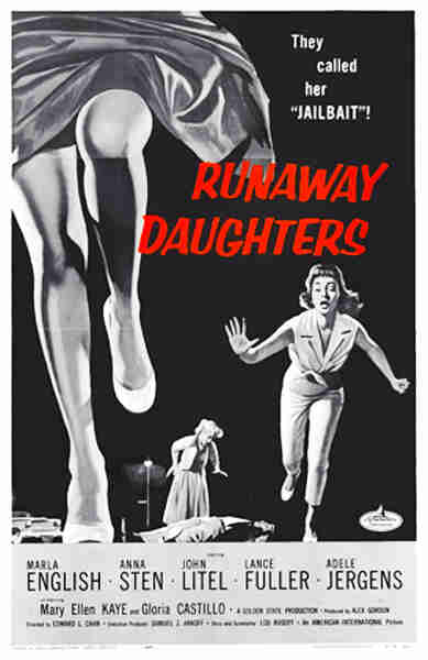 Runaway Daughters (1956) starring Marla English on DVD on DVD