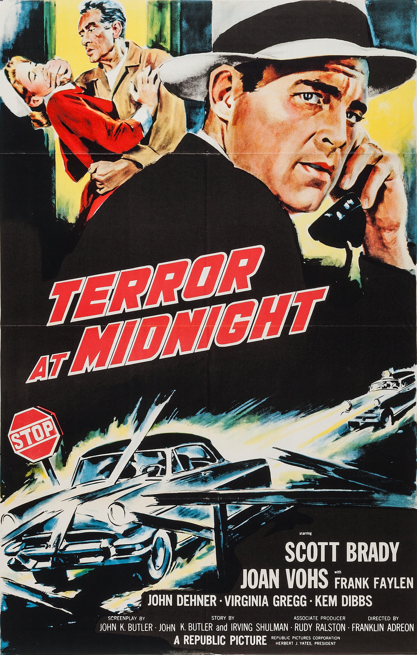 Terror at Midnight (1956) starring Scott Brady on DVD on DVD